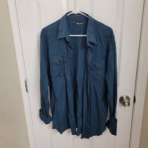 Men's XL Green Button Down Shirt